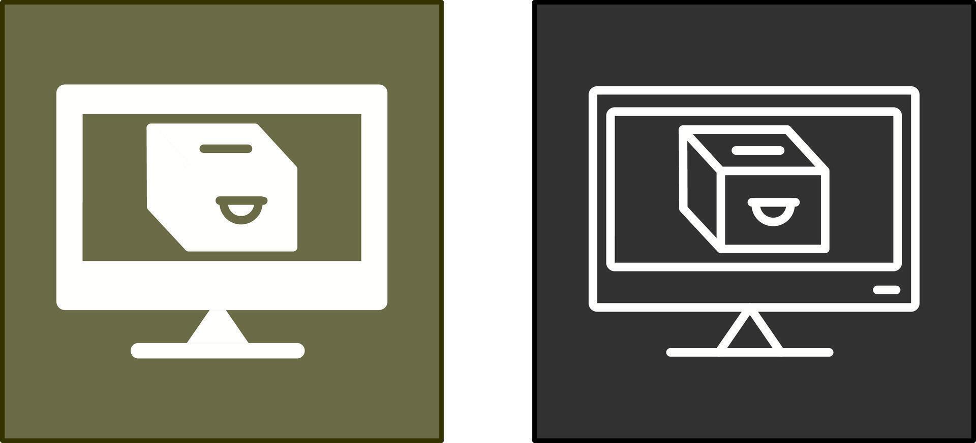 Online Vote Icon vector