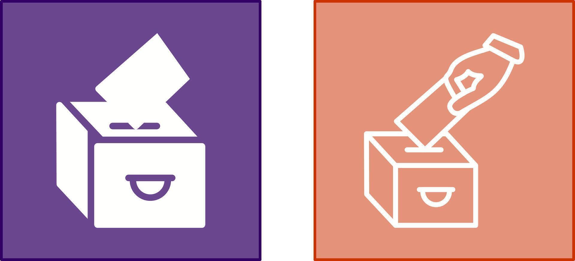 Casting Vote Icon vector