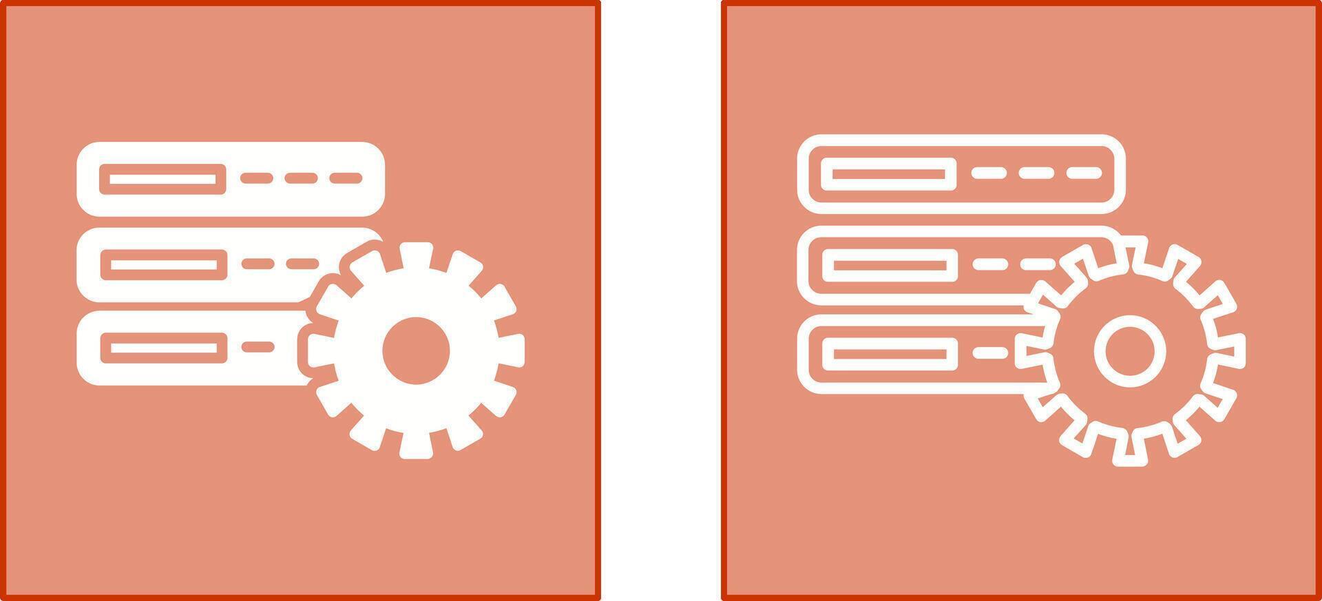 Database Setting Icon vector