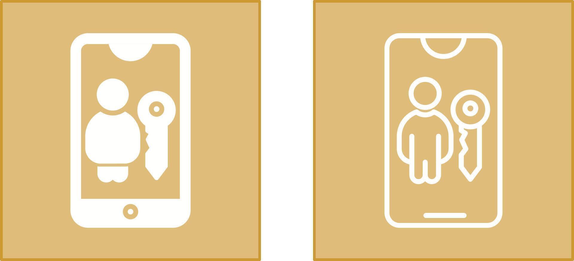 User Authentication Icon vector