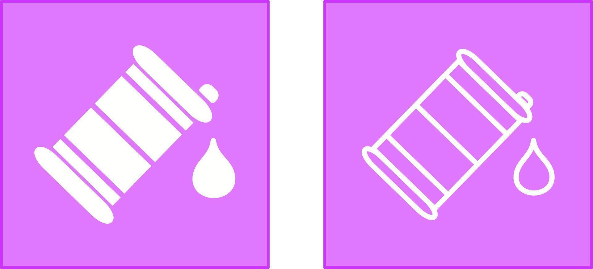 Oil Barrel Icon vector