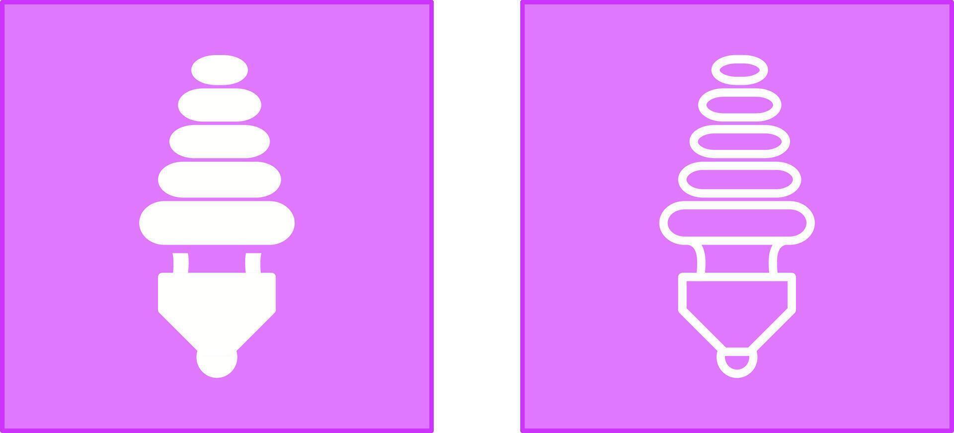 Energy Saver Bulb Icon vector