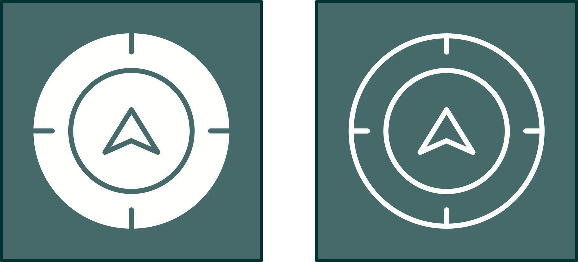 Directional Compass Icon vector
