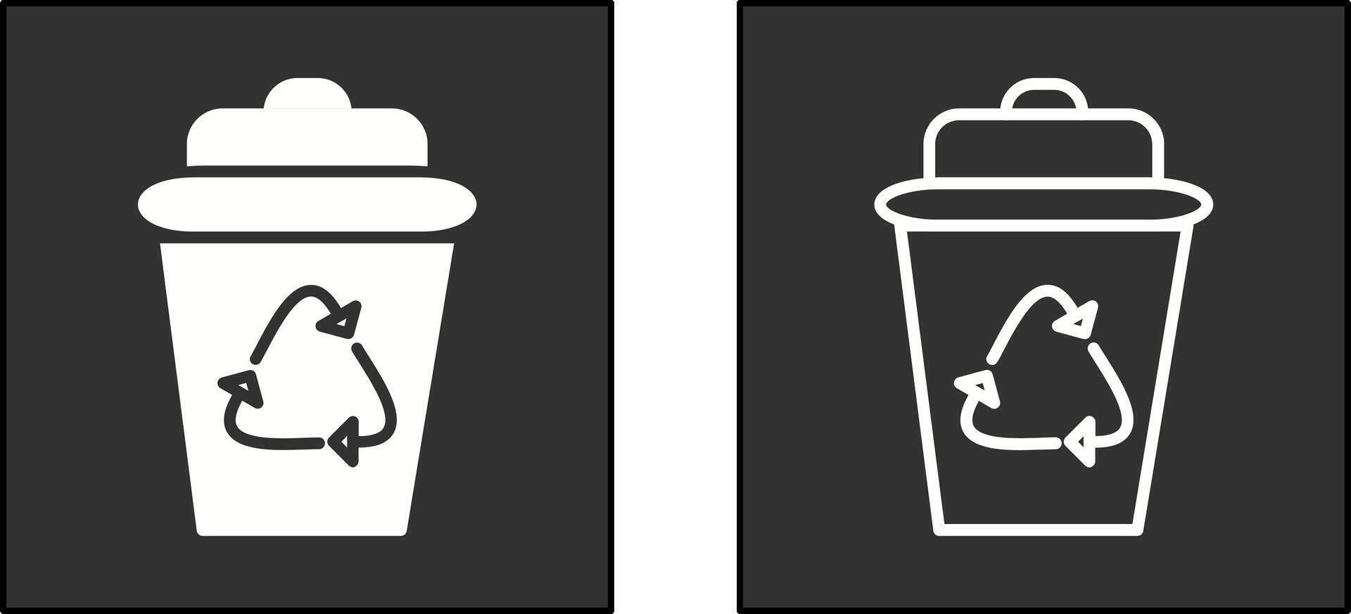 Recycle Bin Icon vector