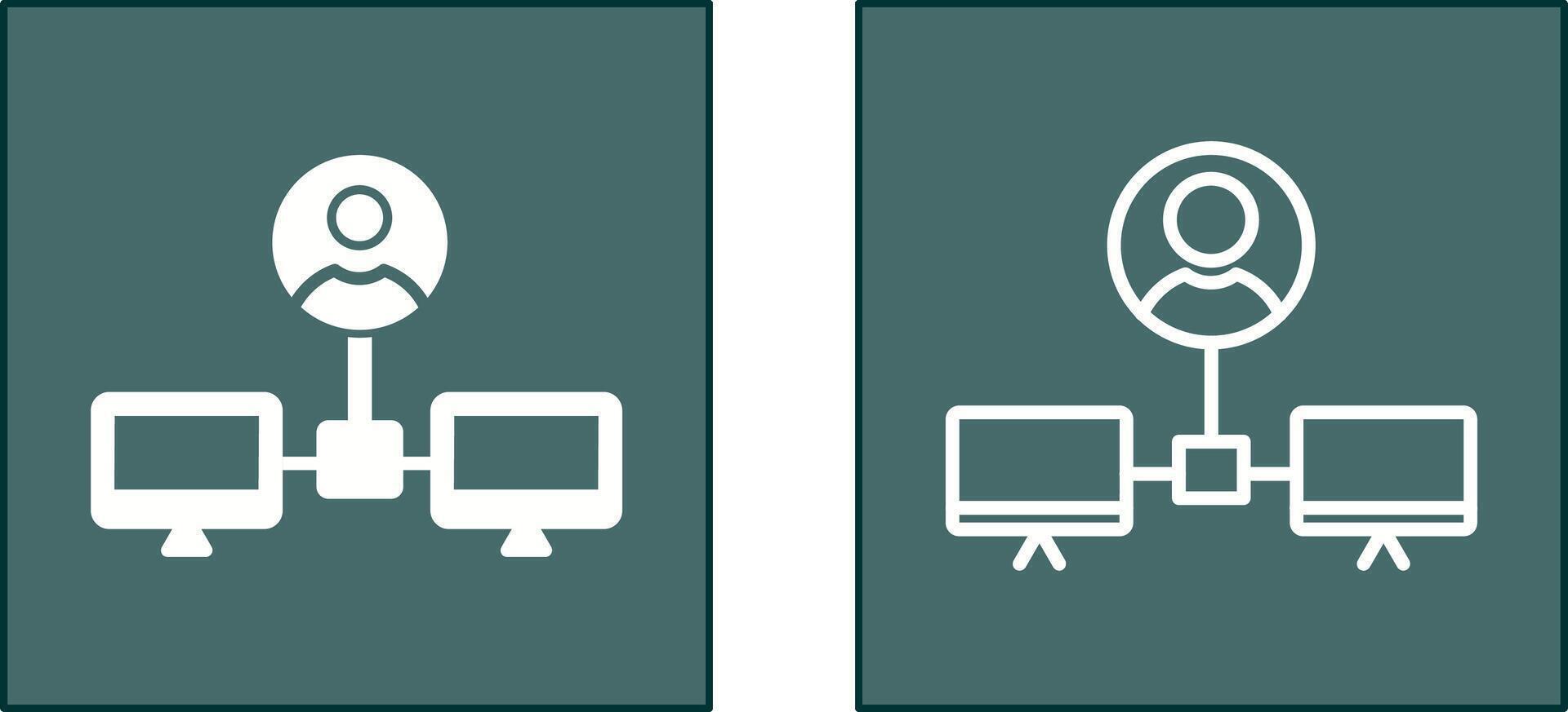 Company Network Icon vector