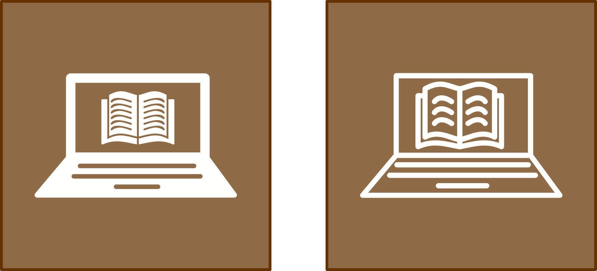 Online Books Icon vector