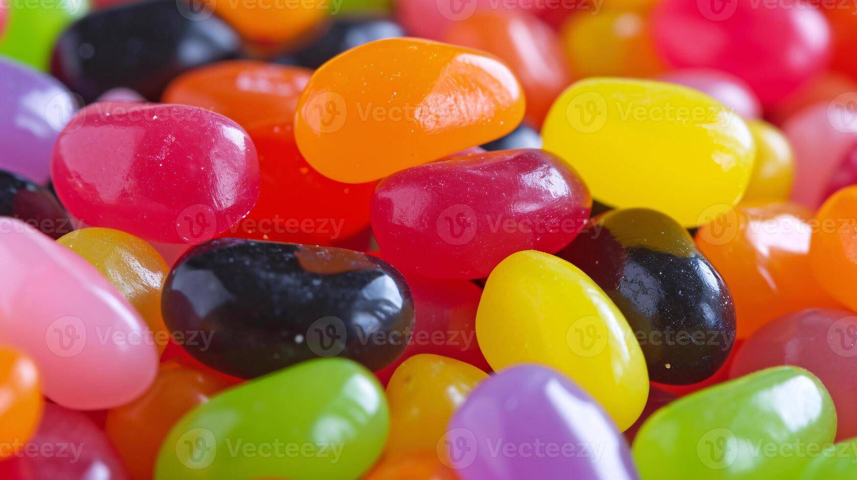 burst of color and sweetness as the screen comes alive with a vibrant display of assorted jelly beans photo