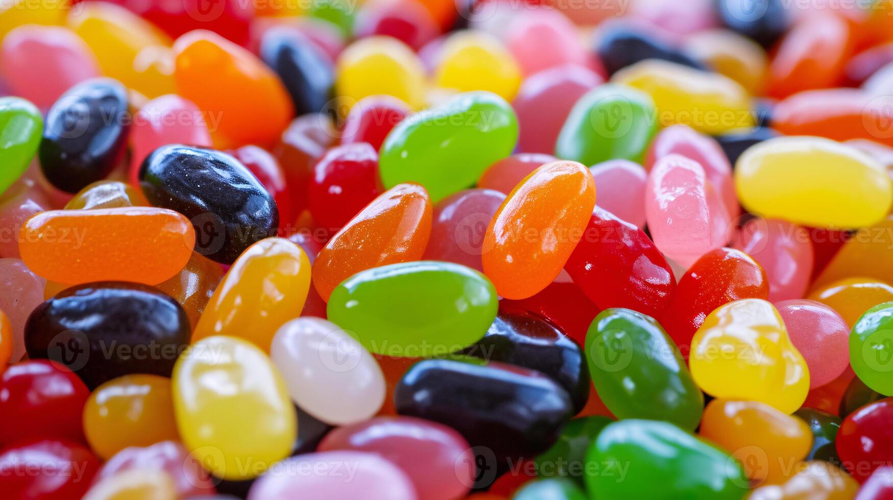 burst of color and sweetness as the screen comes alive with a vibrant display of assorted jelly beans photo