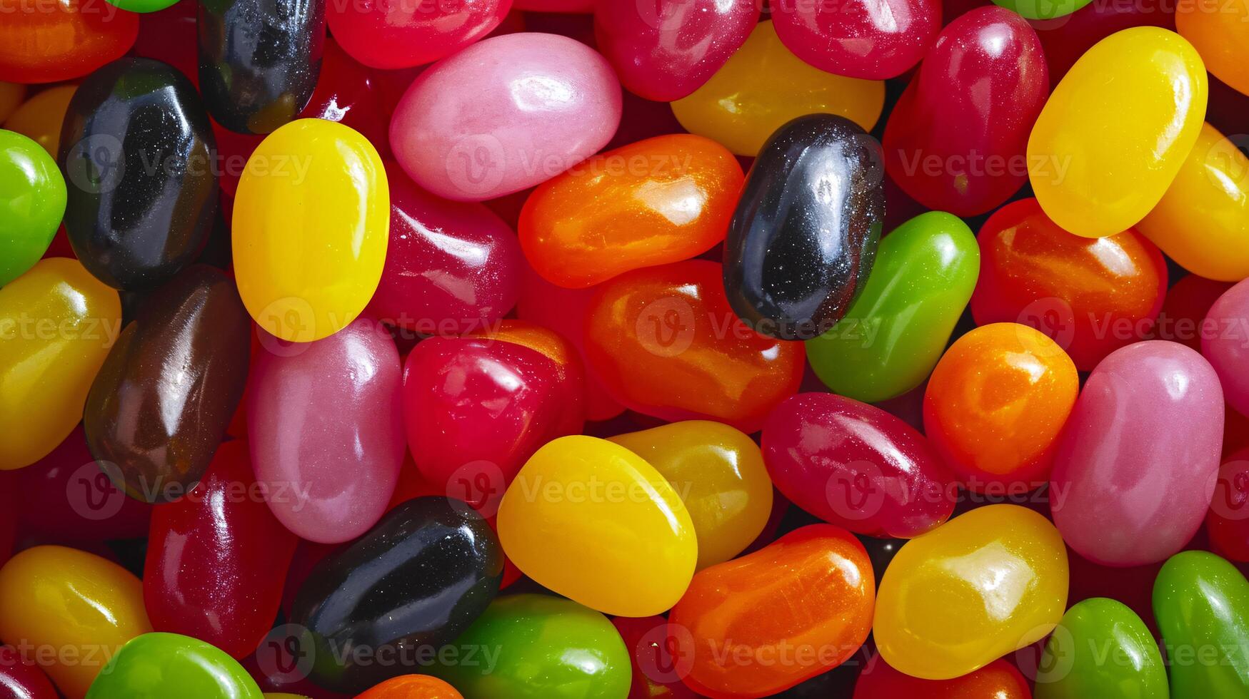 burst of color and sweetness as the screen comes alive with a vibrant display of assorted jelly beans photo