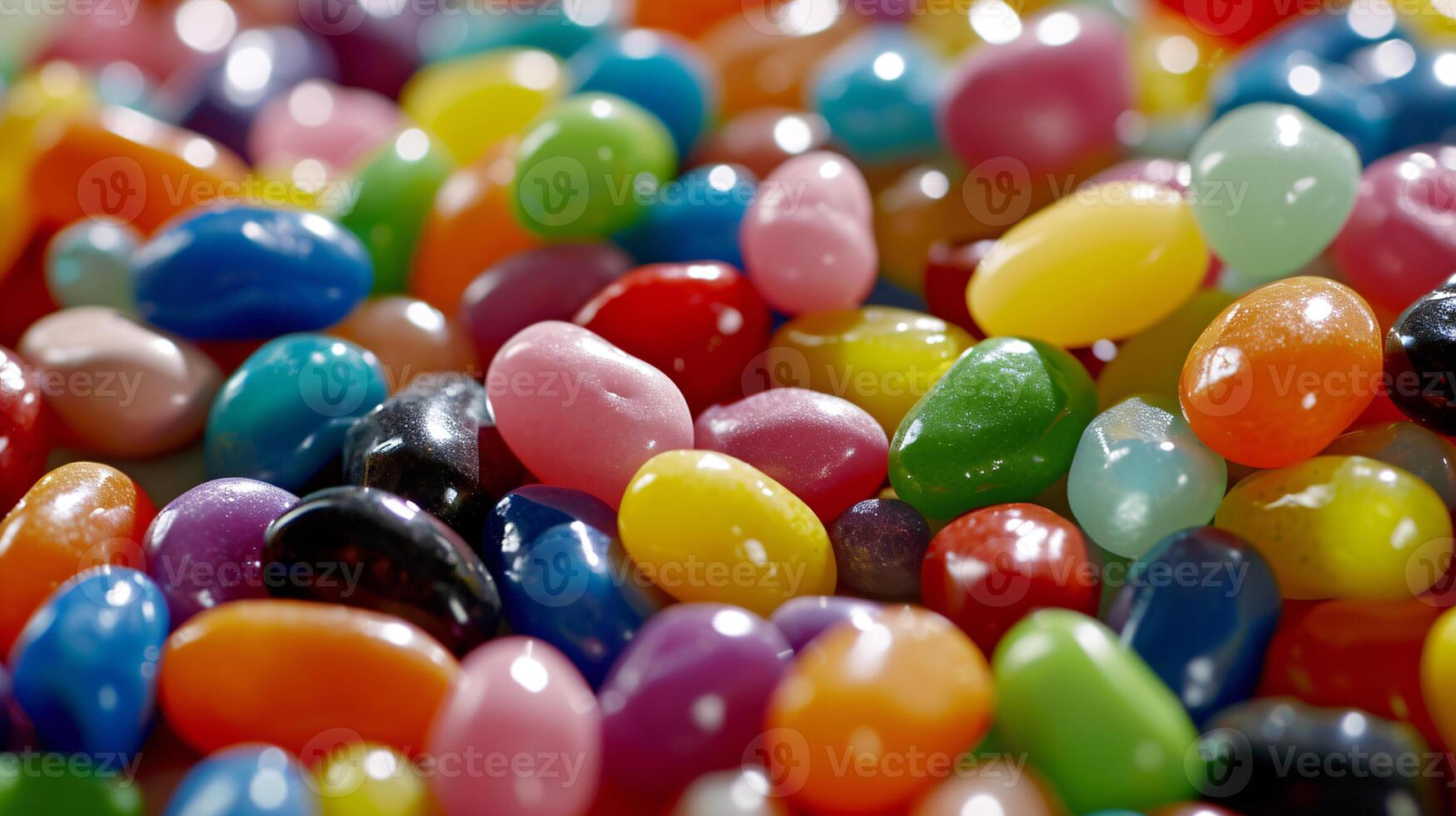 burst of color and sweetness as the screen comes alive with a vibrant display of assorted jelly beans photo