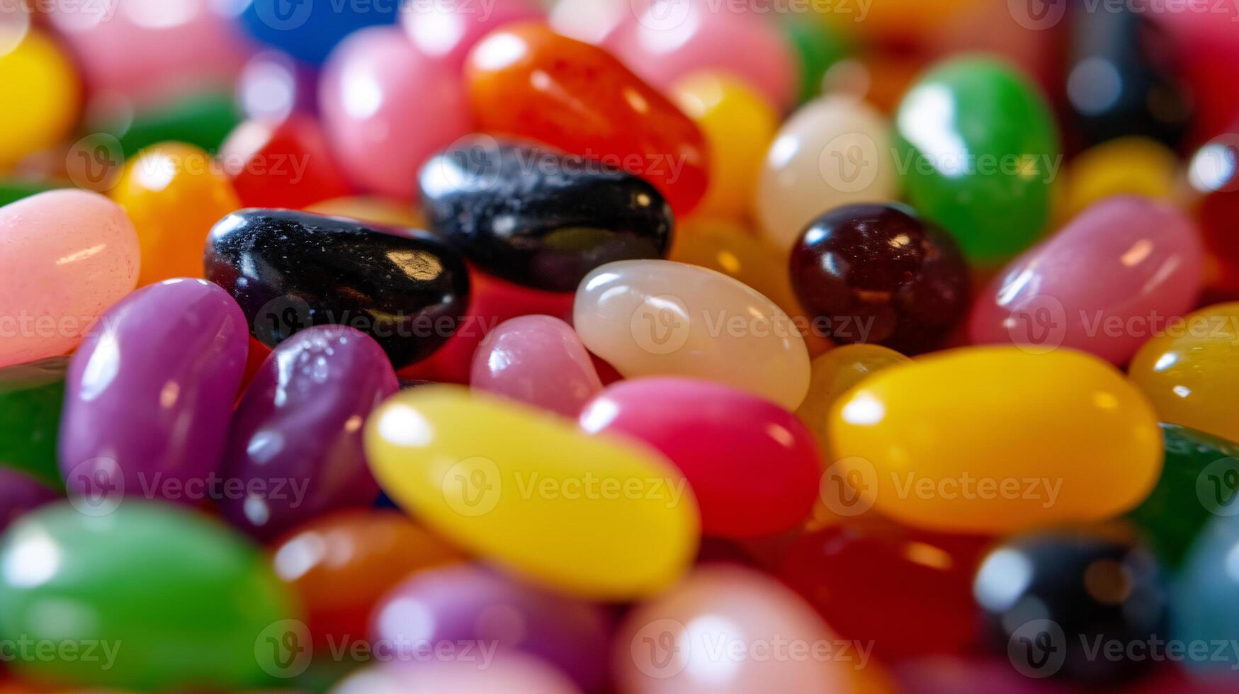 burst of color and sweetness as the screen comes alive with a vibrant display of assorted jelly beans photo