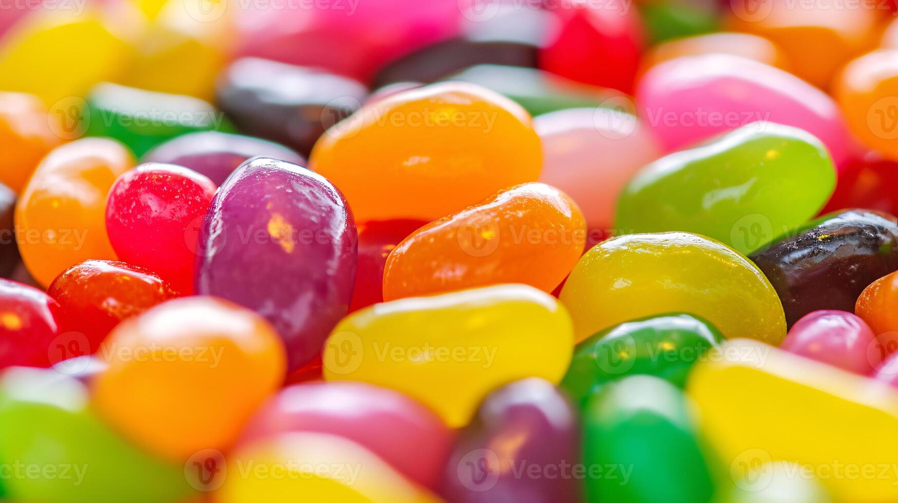 burst of color and sweetness as the screen comes alive with a vibrant display of assorted jelly beans photo