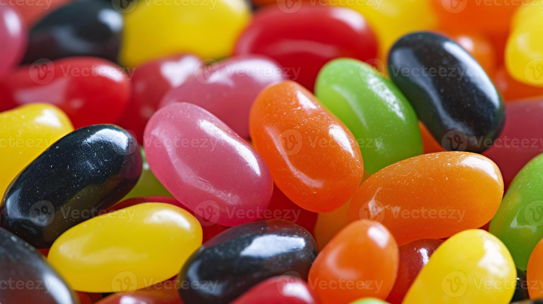 burst of color and sweetness as the screen comes alive with a vibrant display of assorted jelly beans photo