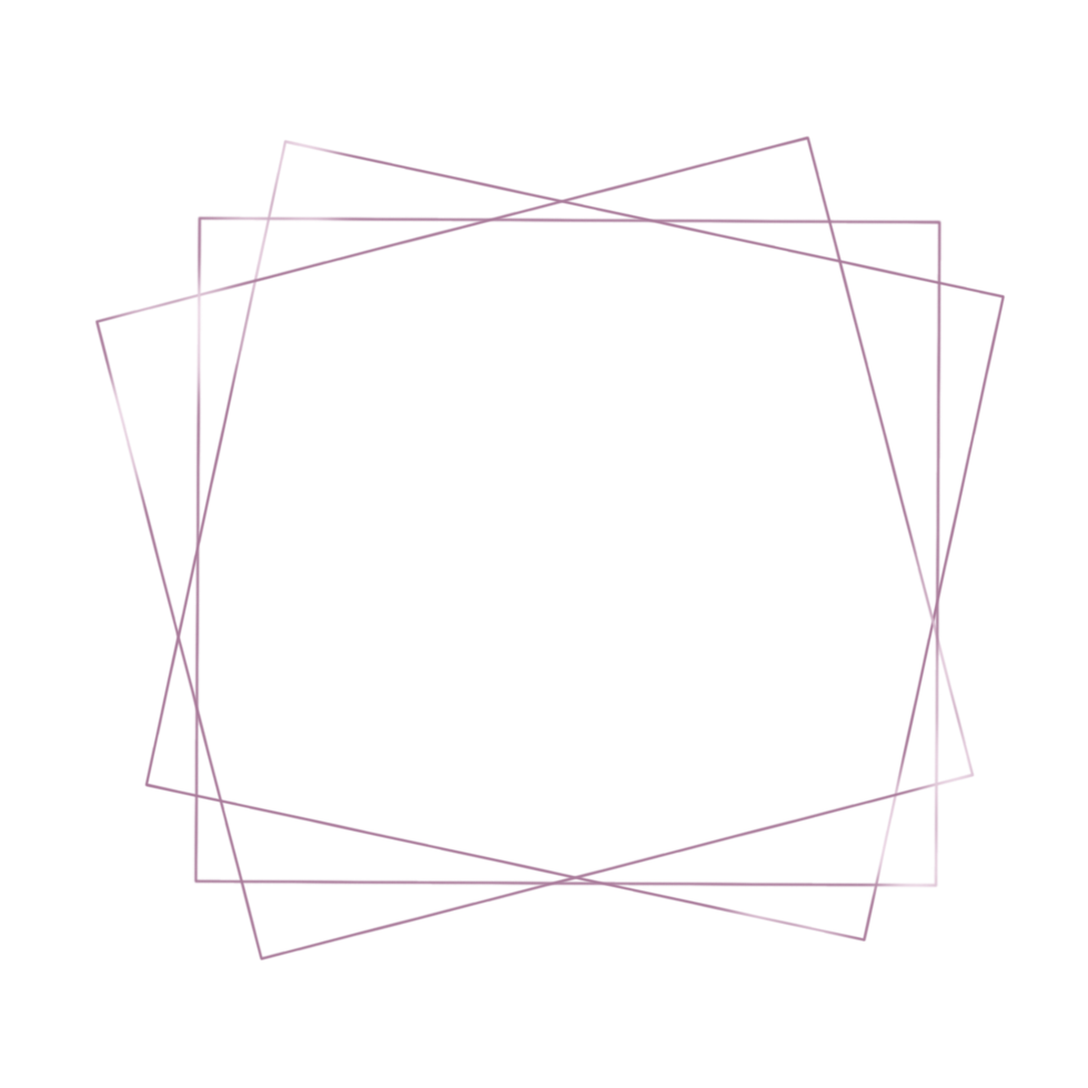 Abstract Triple Square Pink Border Frame png