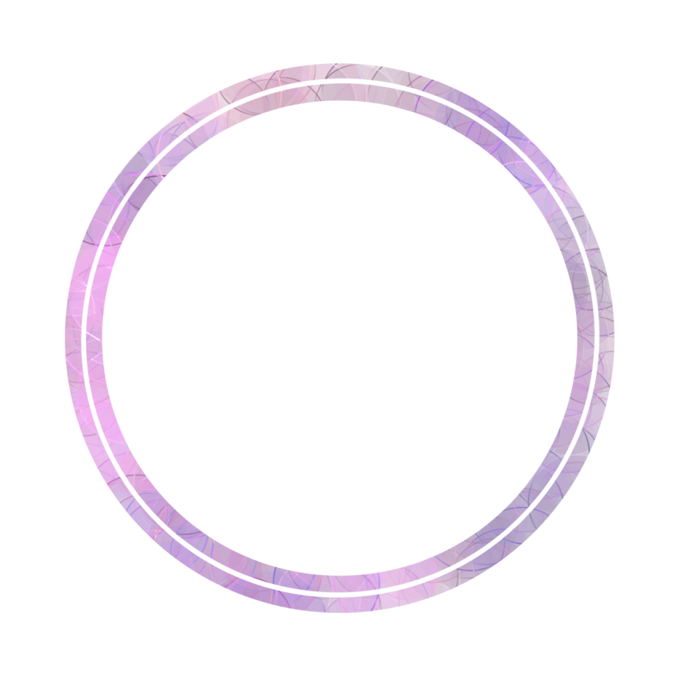 Pink Circle Abstract Border png