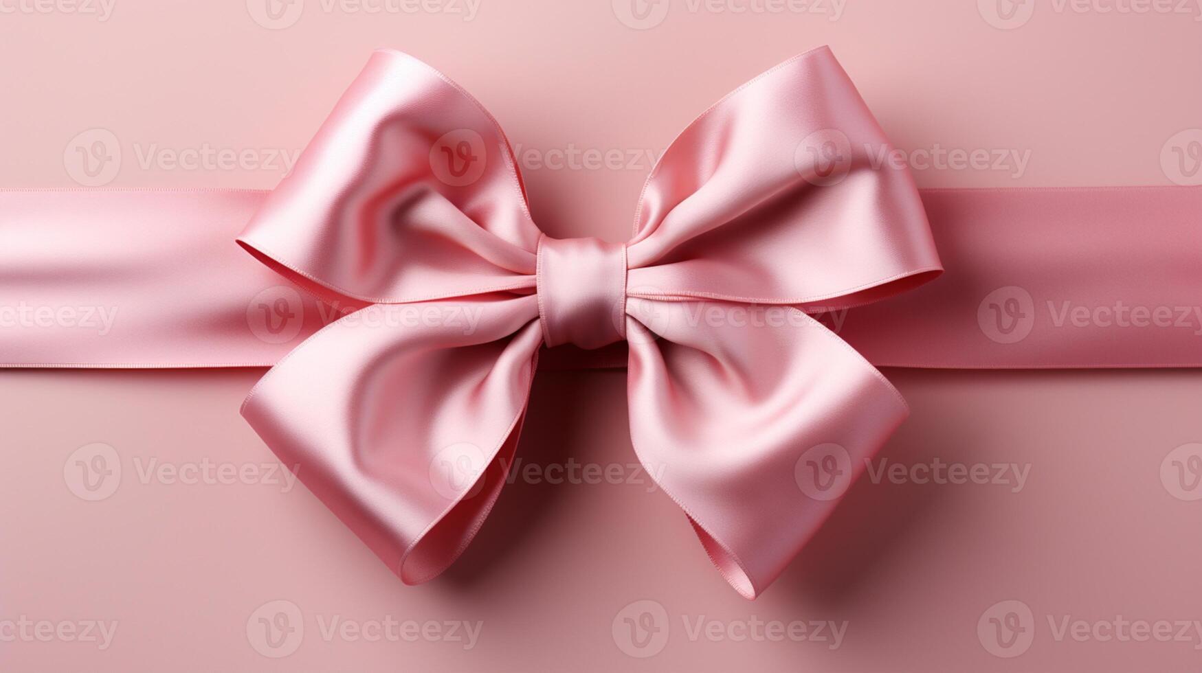 Elegant pretty ribbon pink tape fashion ornament party photo