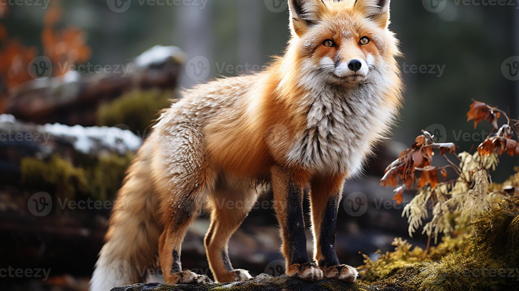 Fox animal nature forest wildlife adventure photo