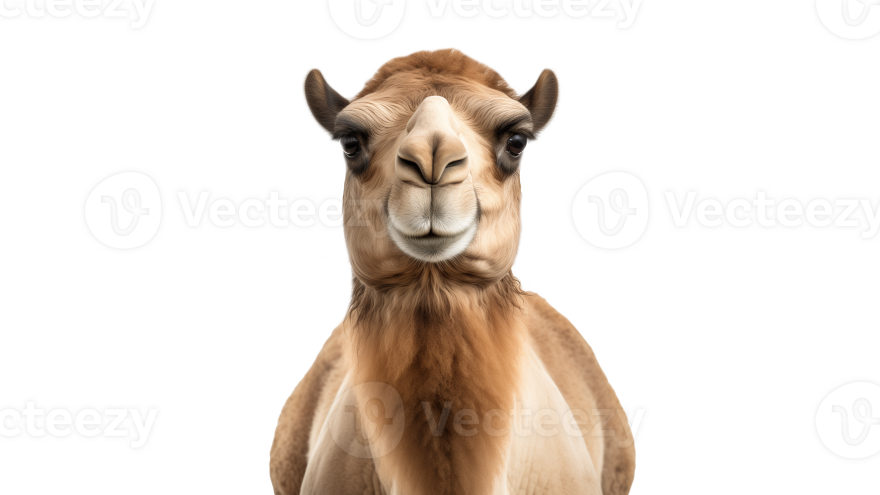 Isolated camel animal cut out. Camel animal on transparent background png