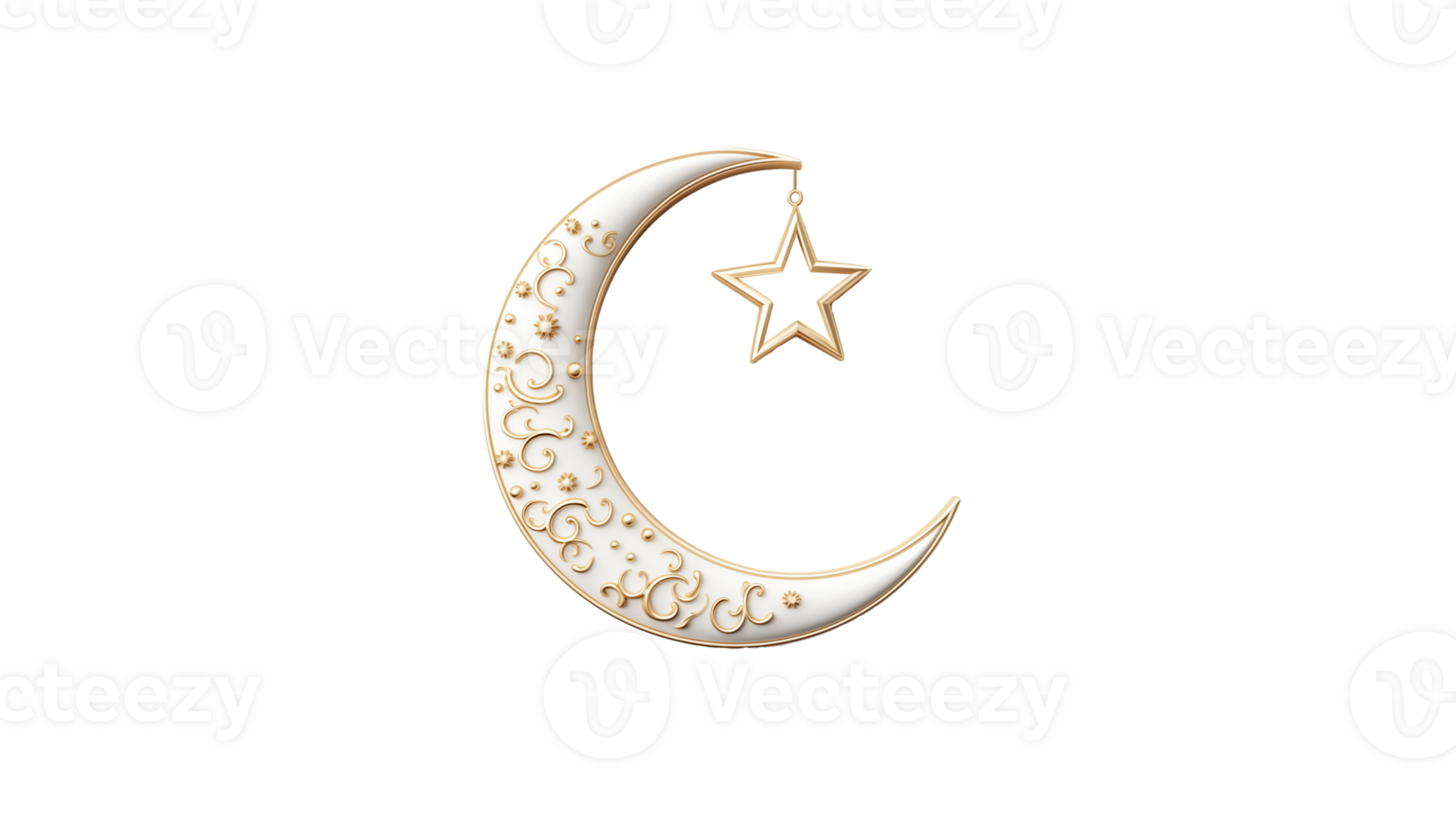 Ramadan crescent cut out. Islamic half moon crescent cutout. Eid mubarak crescent png