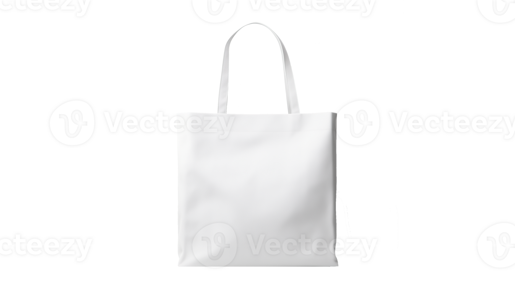 White tote bag mockup cut out. Shopping bag mockup on transparent background png