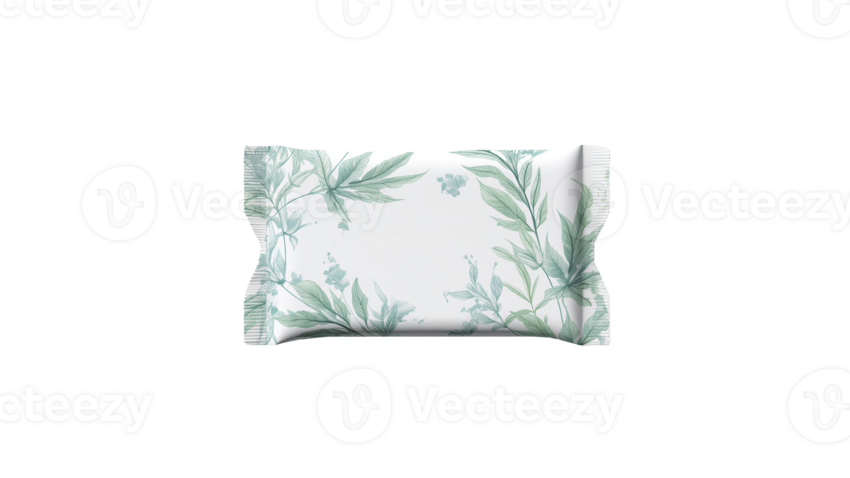 Wet wipes package mockup cut out. Isolated wet wipes on transparent background png