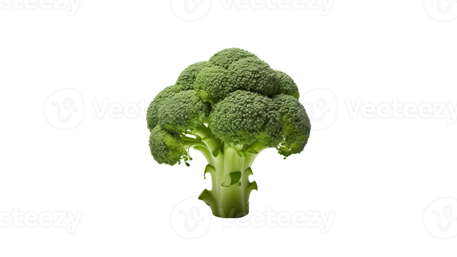 Broccoli vegetable cut out. Isolated broccoli on transparent background png