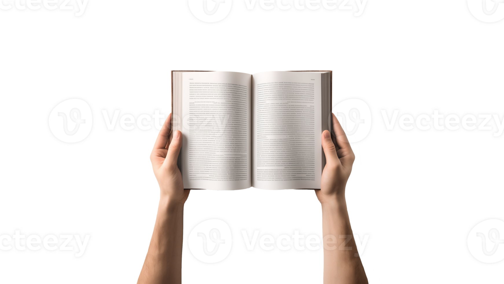 Hand holding open book cut out. Open book in hands cutout. png