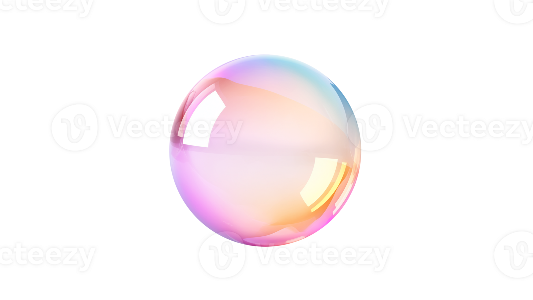 Isolated soap bubble cut out. Soap bubble on transparent background png