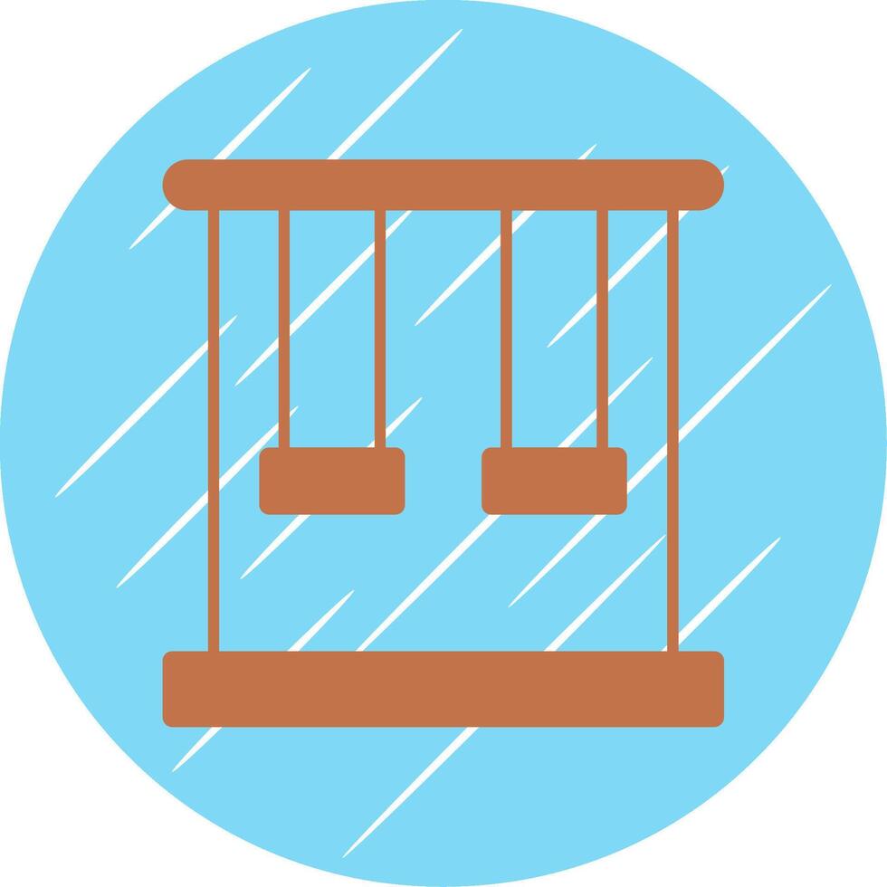 Trapeze Flat Blue Circle Icon vector