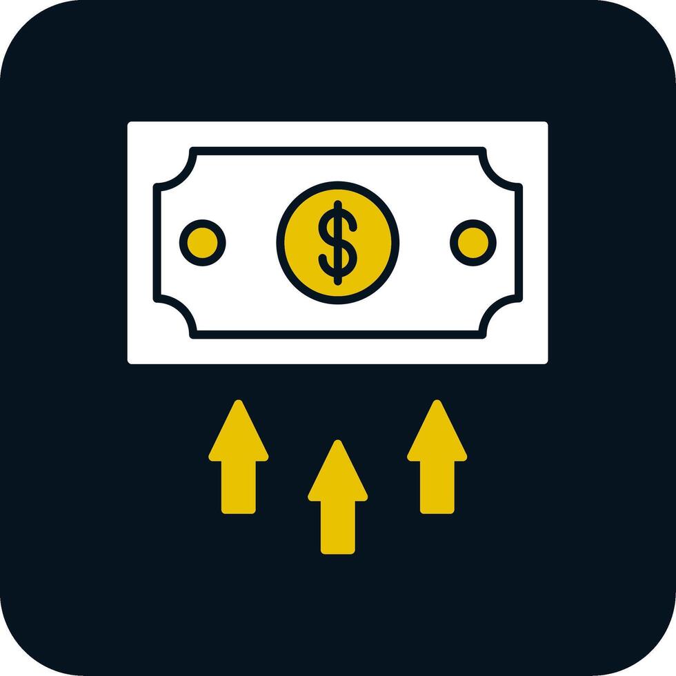 Finance Glyph Two Color Icon vector