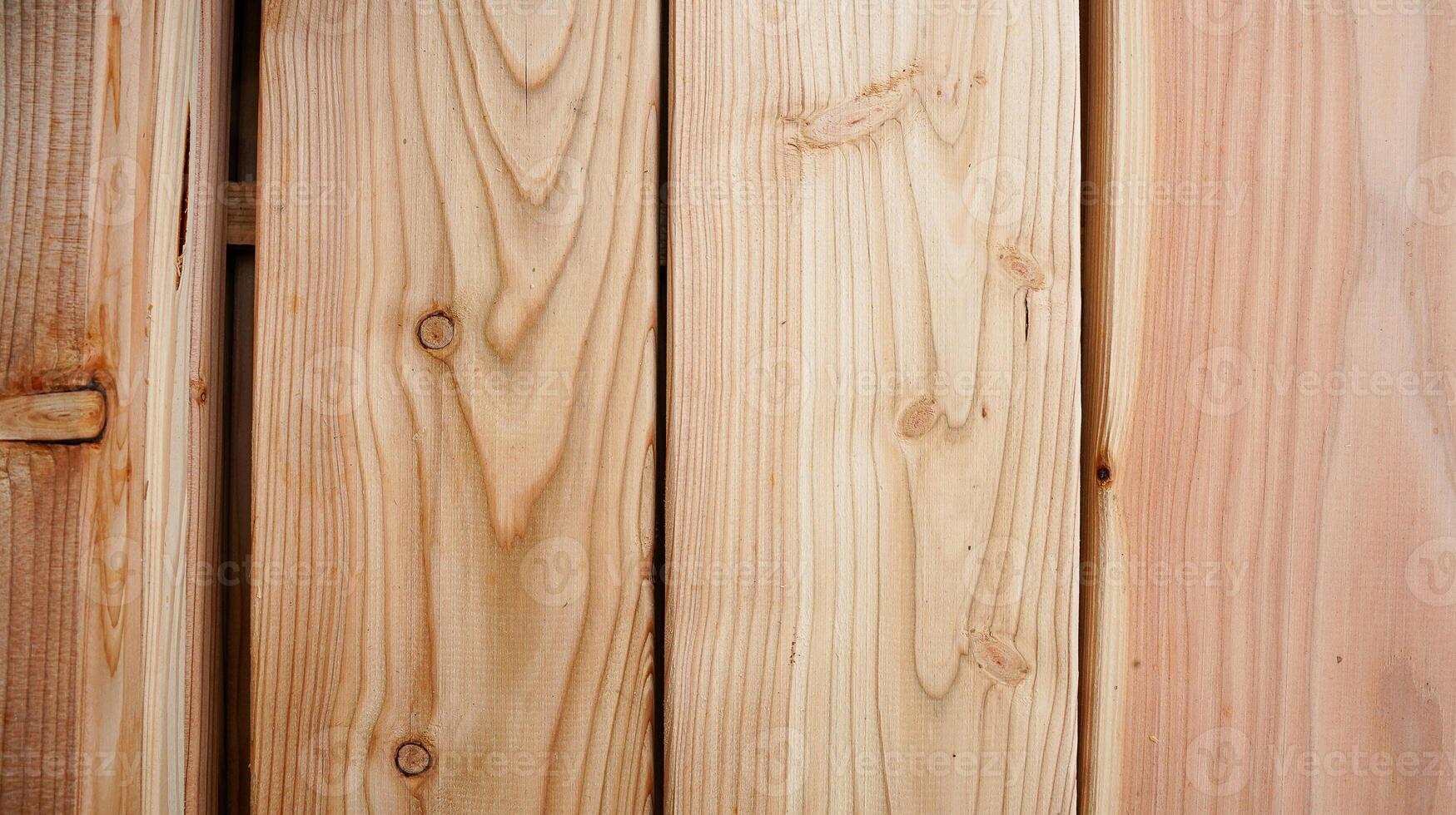 Wood texture background. Light brown planks theme. Wooden pattern. photo