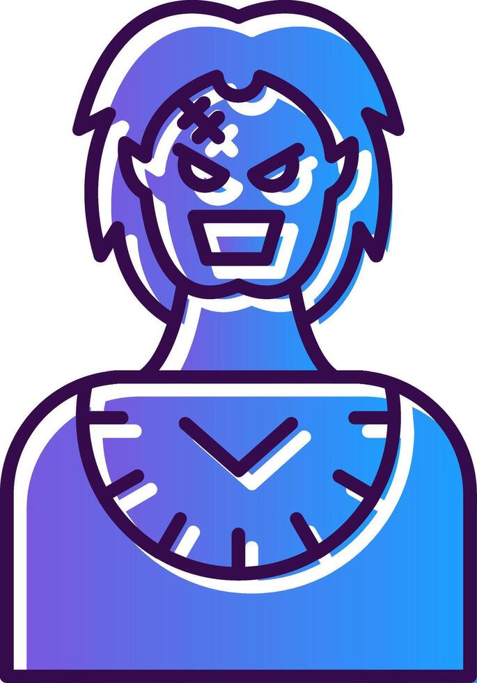Baron Gradient Filled Icon vector