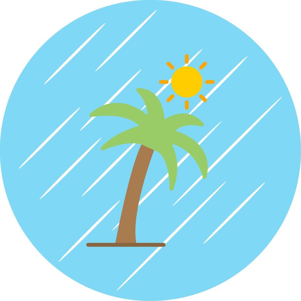 plam árbol plano azul circulo icono 42735430 Vector en Vecteezy