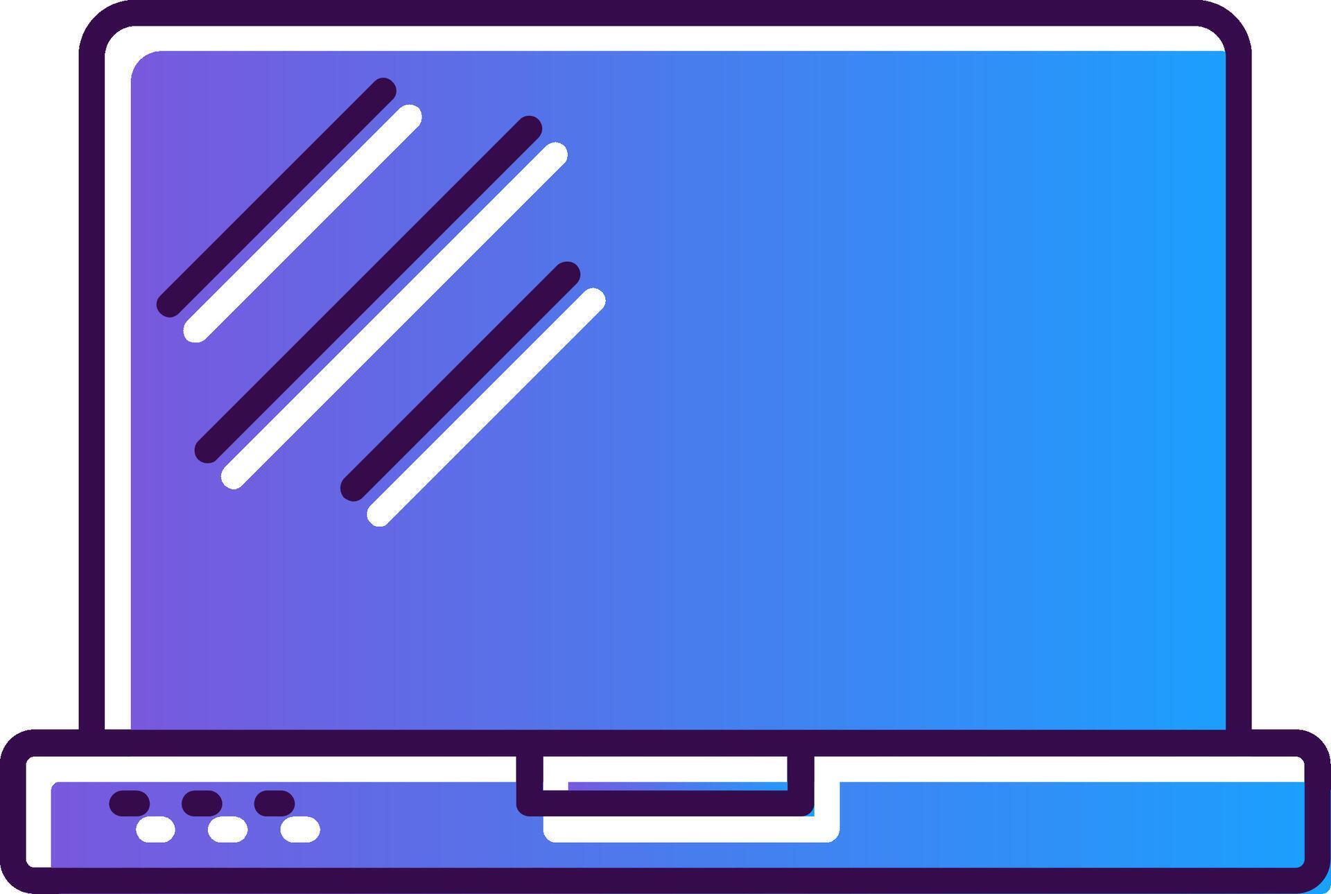 Computer Gradient Filled Icon 42735636 Vector Art at Vecteezy