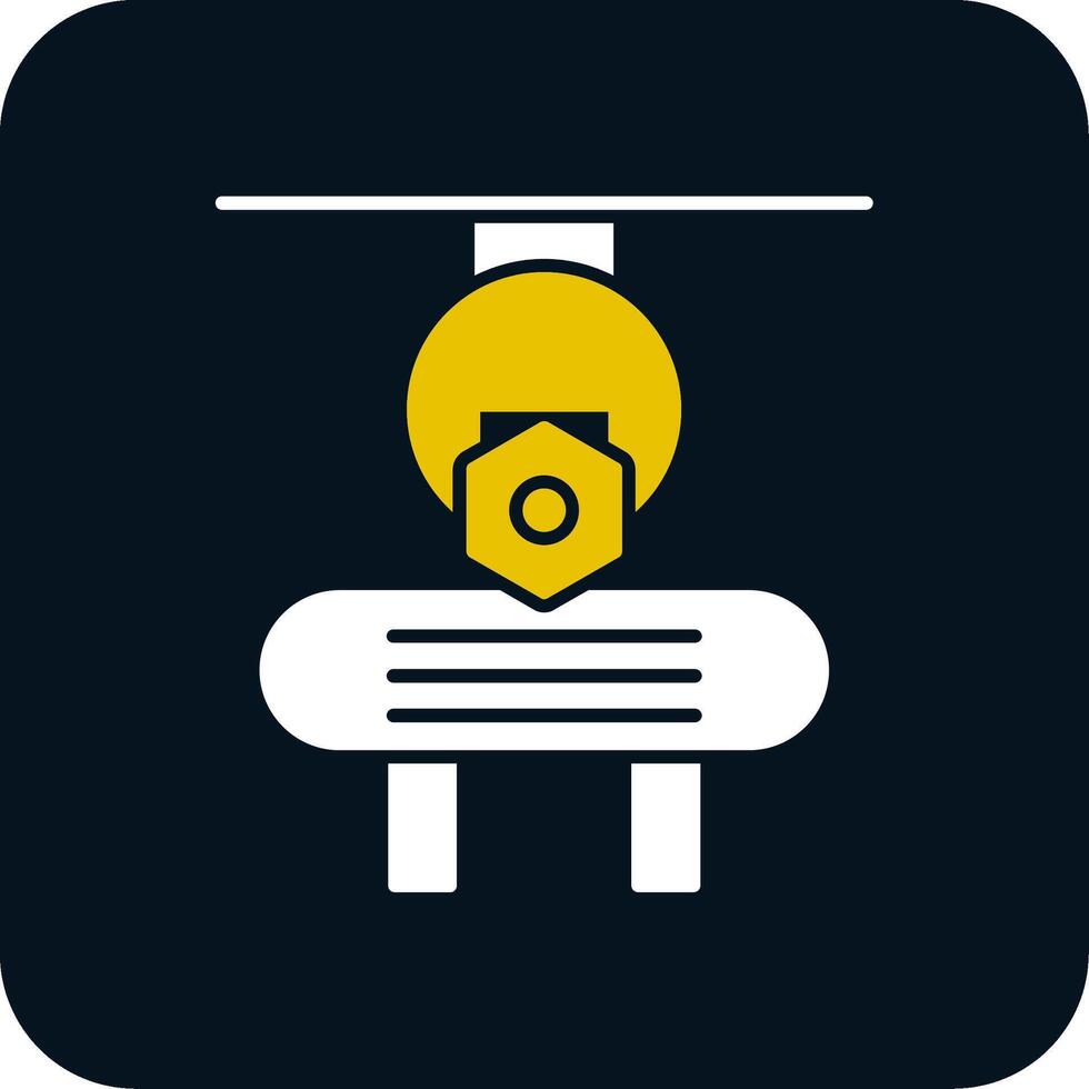 Machinery Glyph Two Color Icon vector