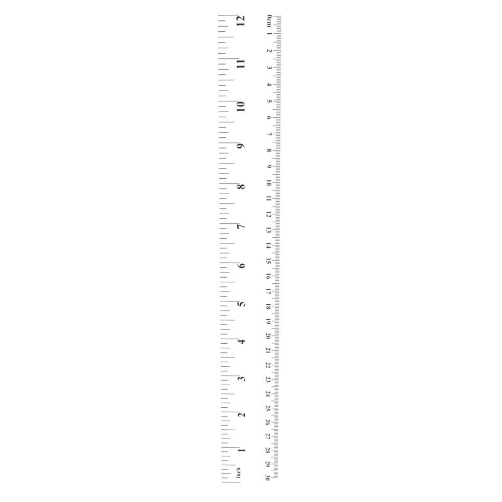 a ruler on a transparent background png