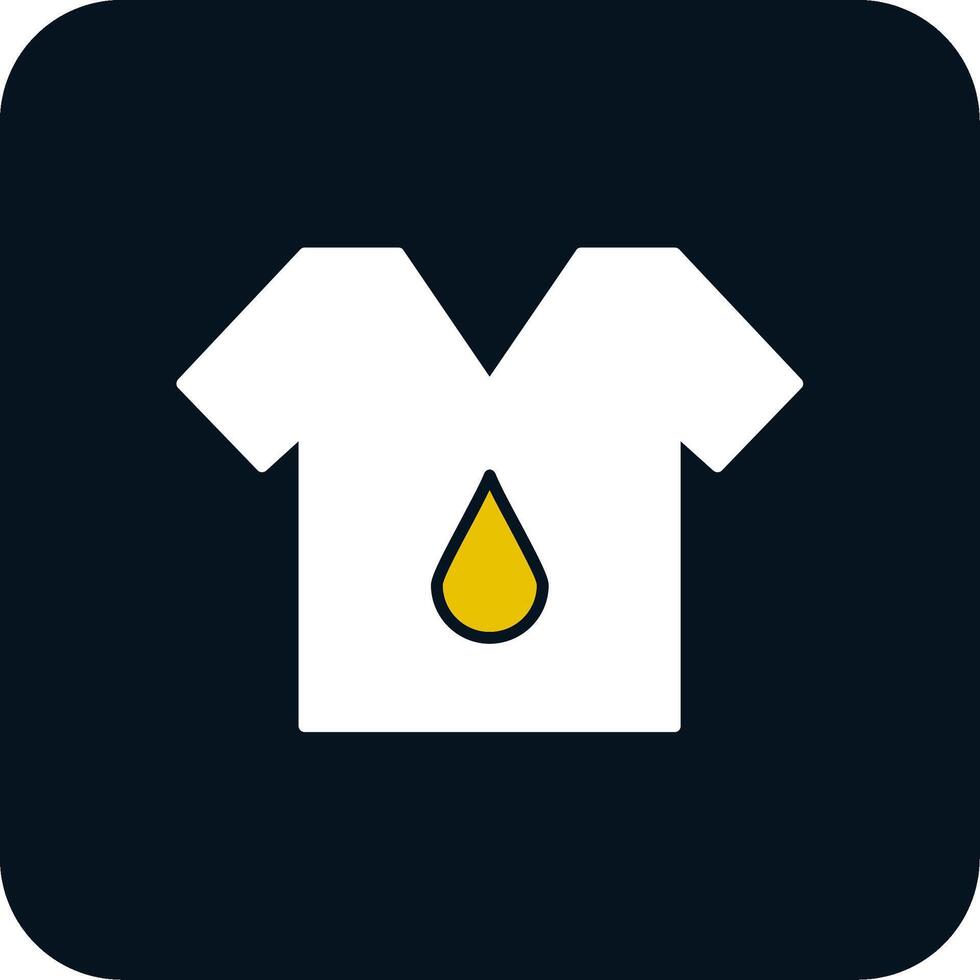 T Shirt Glyph Two Color Icon vector