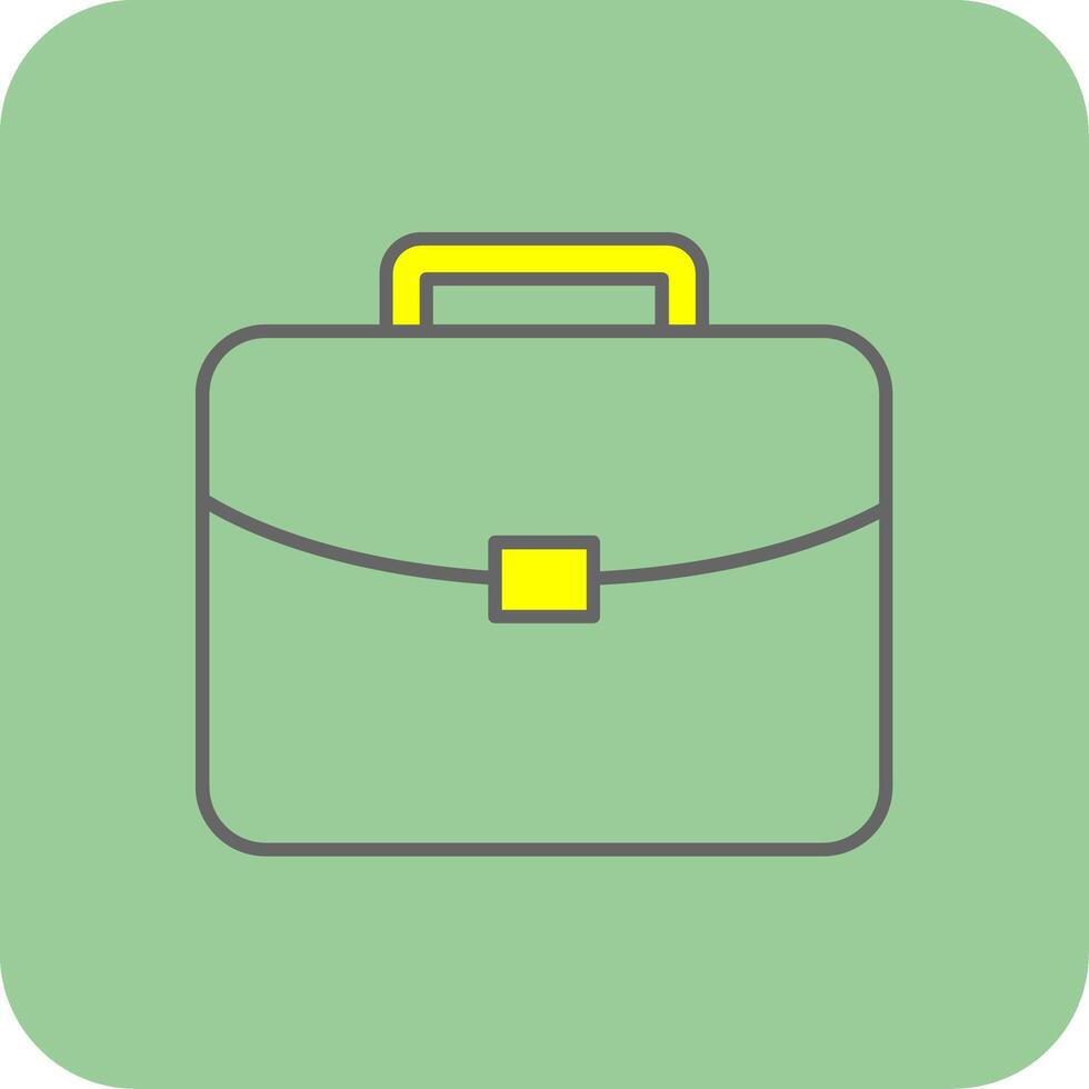 Brief Filled Yellow Icon vector