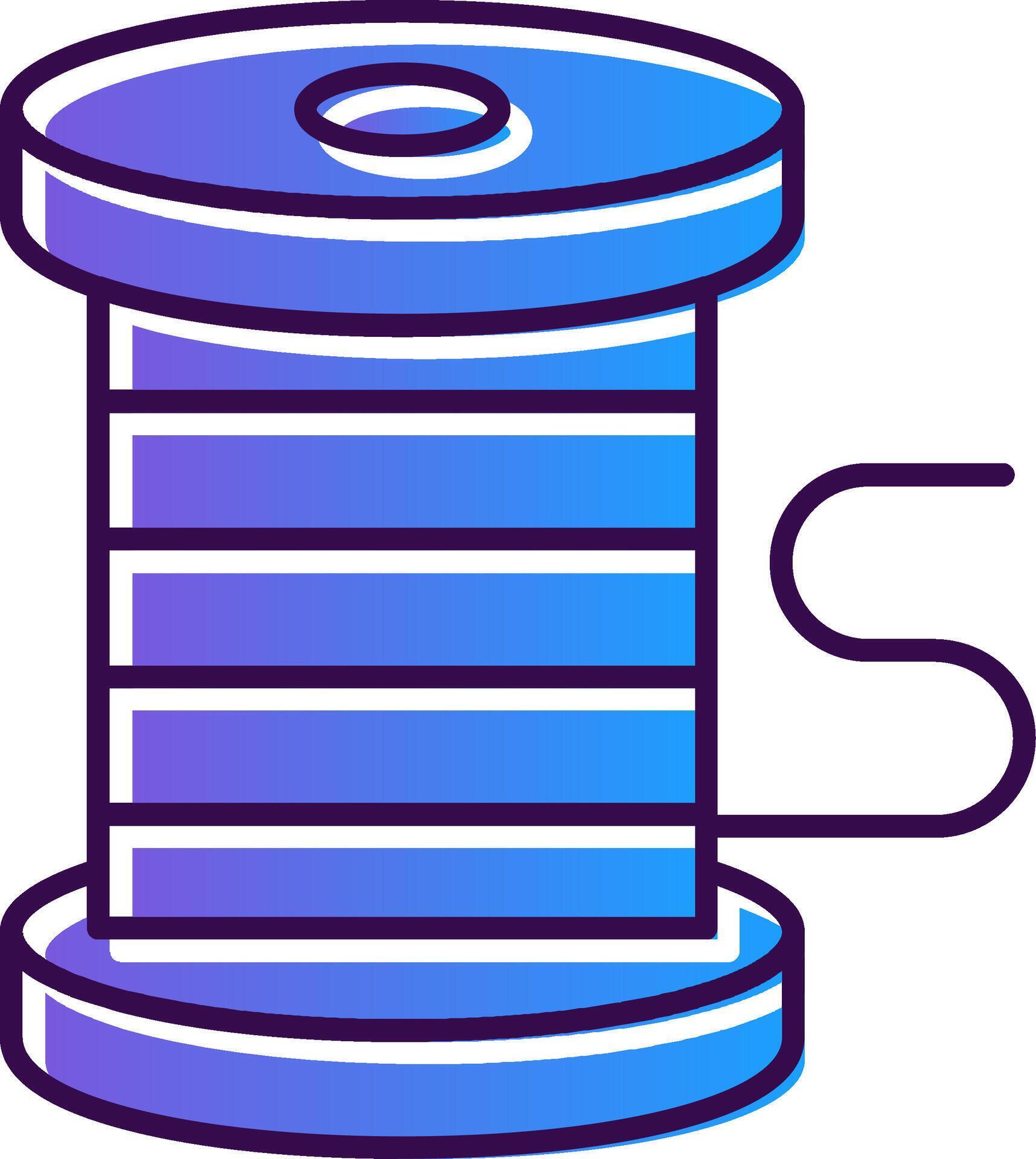Thread Gradient Filled Icon 42737582 Vector Art at Vecteezy