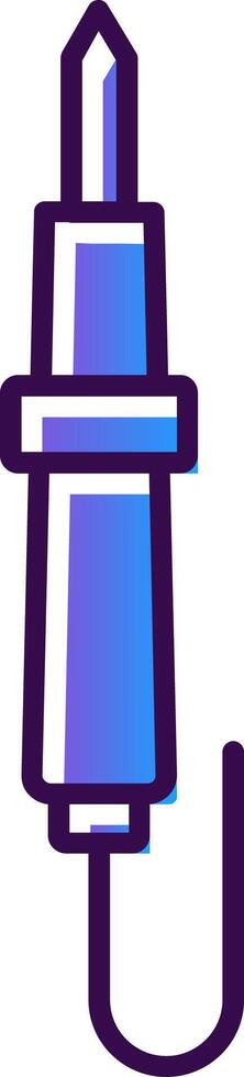 Soldering Gradient Filled Icon vector