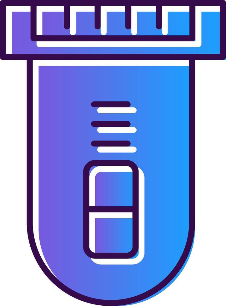 Electric Razor Gradient Filled Icon vector