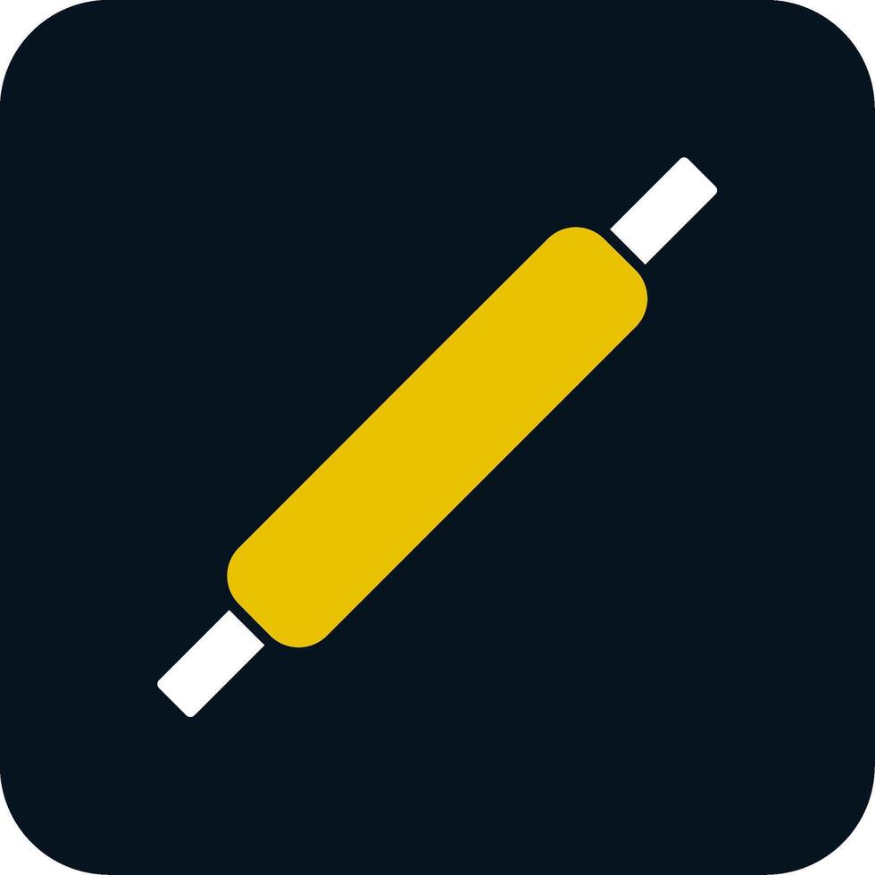 Rolling Pins Glyph Two Color Icon vector