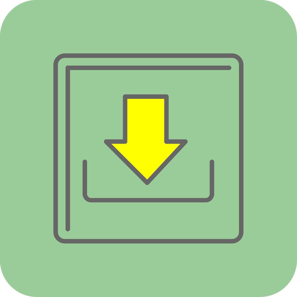 Download Filled Yellow Icon vector