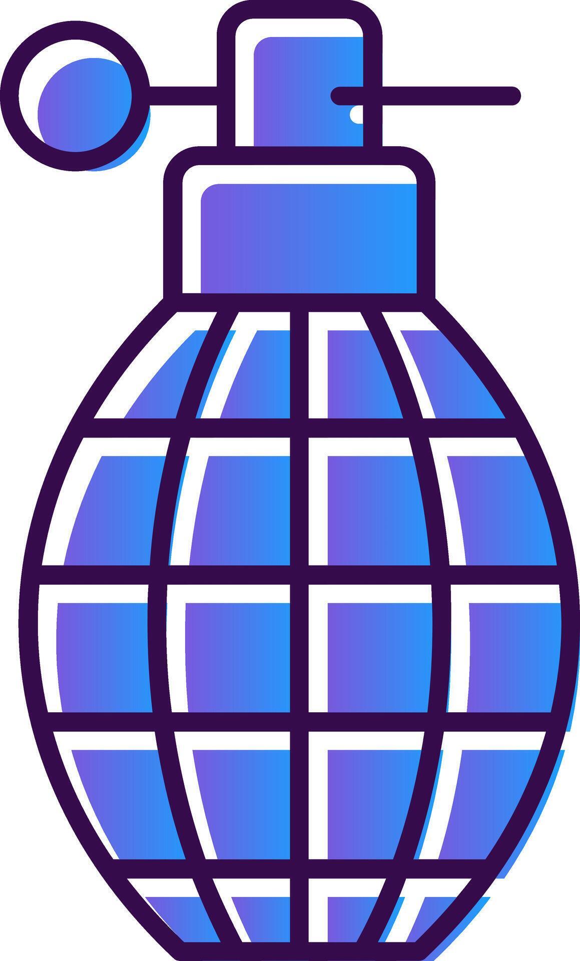 Grenade Gradient Filled Icon 42739621 Vector Art at Vecteezy