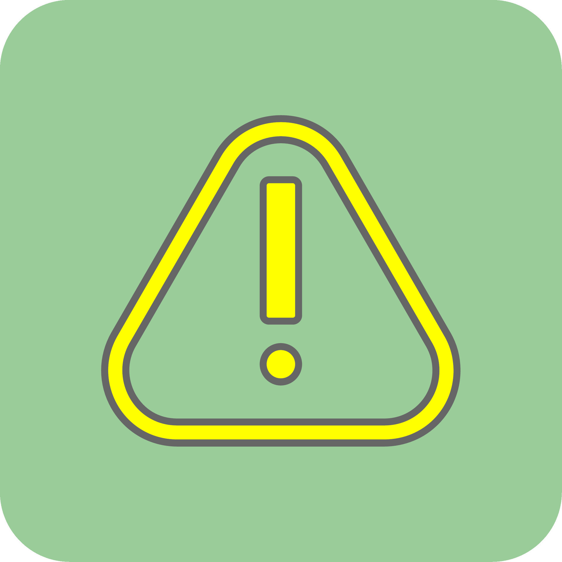 Alert Filled Yellow Icon 42739818 Vector Art at Vecteezy