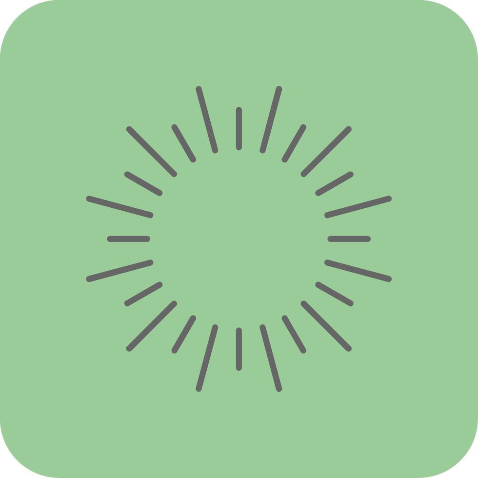 Fireworks Filled Yellow Icon vector
