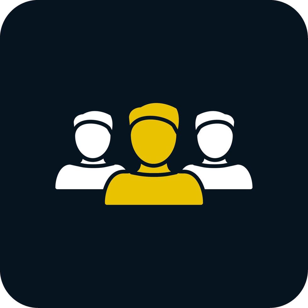 Forum Glyph Two Color Icon vector