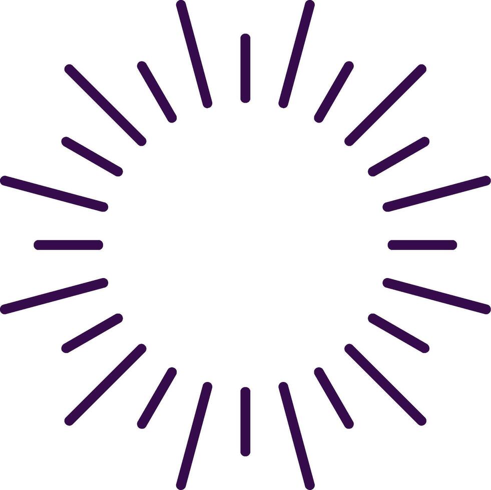 Fireworks Gradient Filled Icon vector