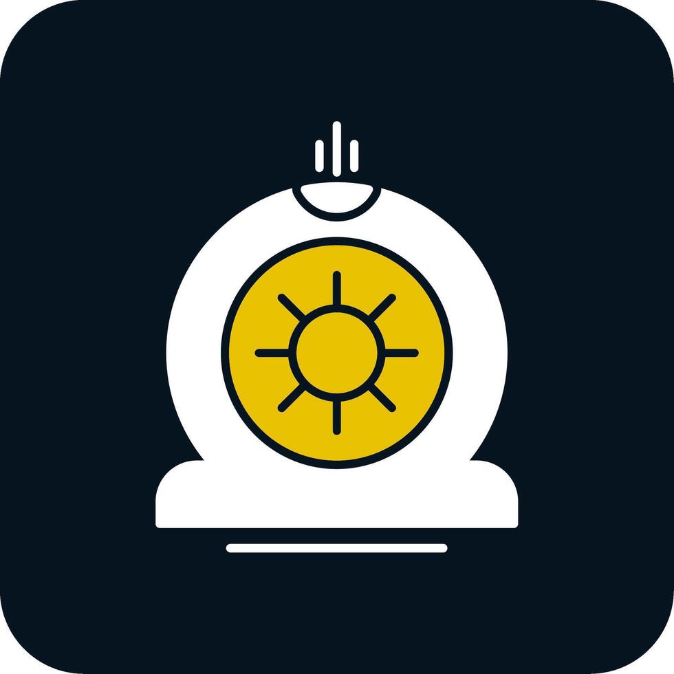 Flat Tire Glyph Two Color Icon vector
