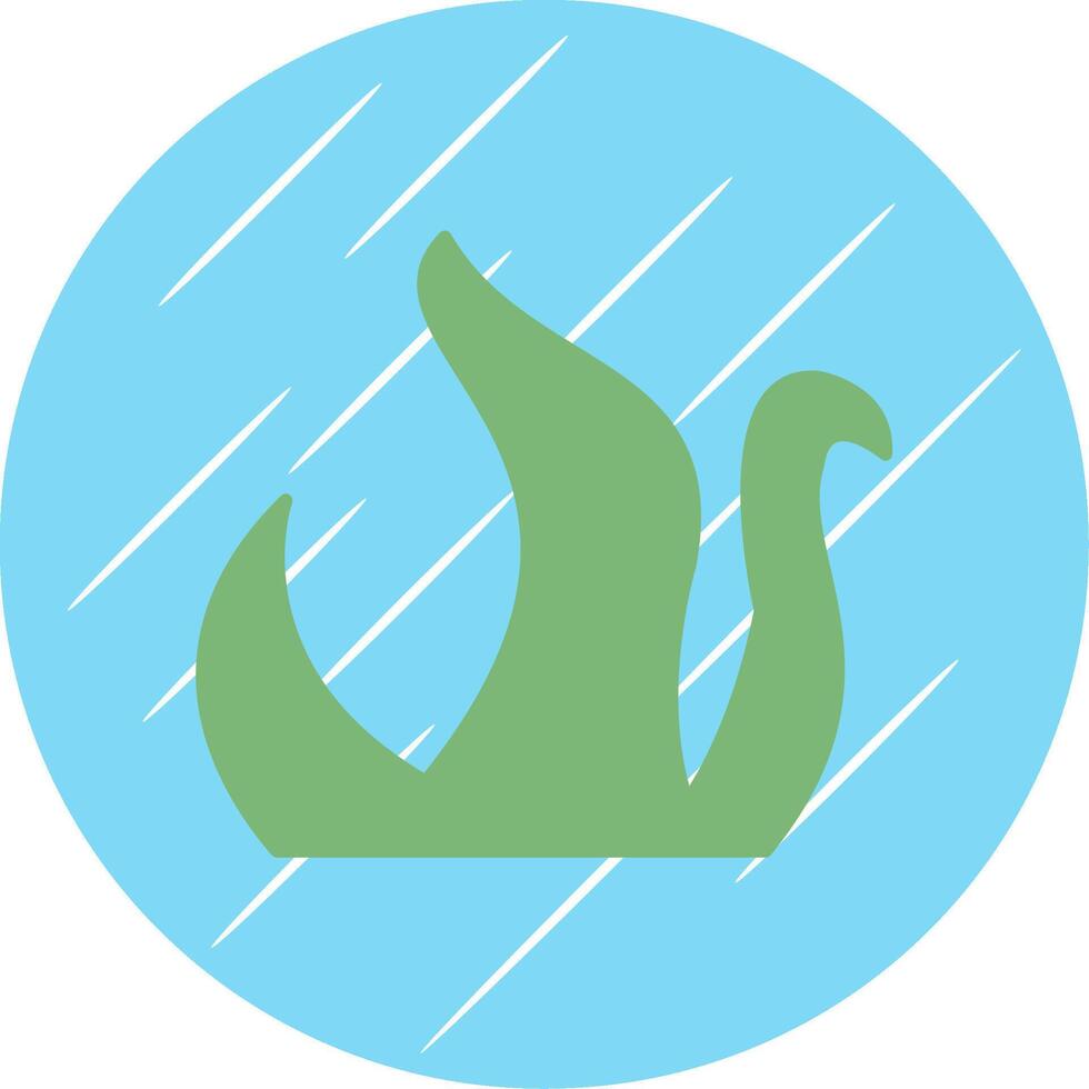 Kraken Flat Blue Circle Icon vector